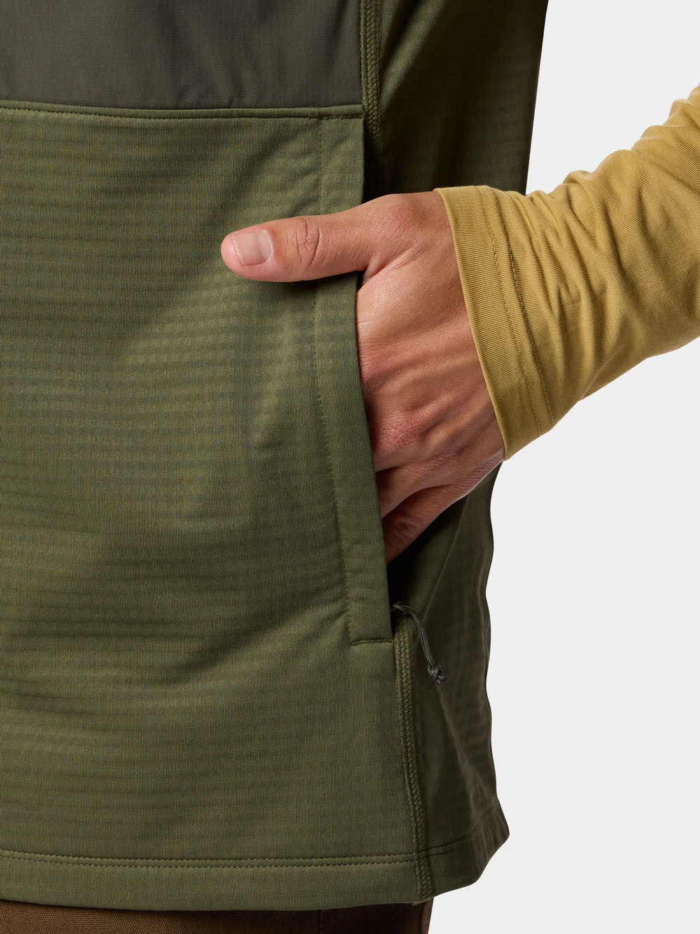 Duck Camp Lightweight Grid Tech Vest in Moss/Raven