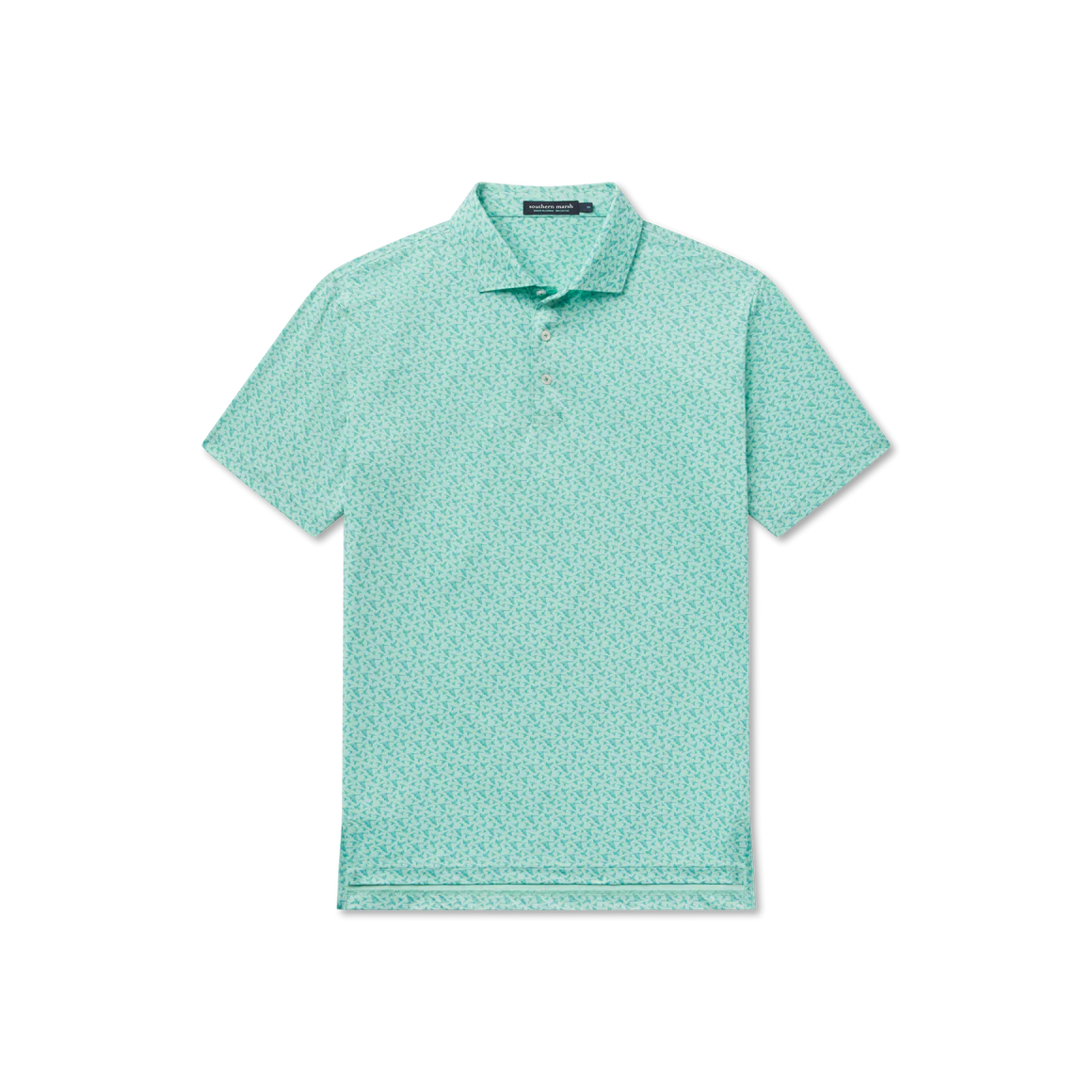 Southern Marsh In Flight Flyline Performance Polo in Antigua Blue