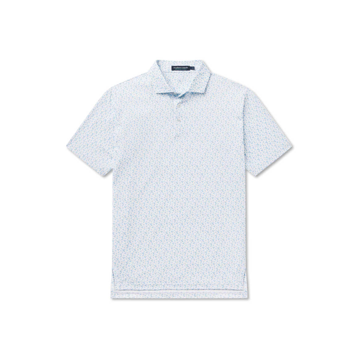 Southern Marsh In Flight Flyline Performance Polo in White