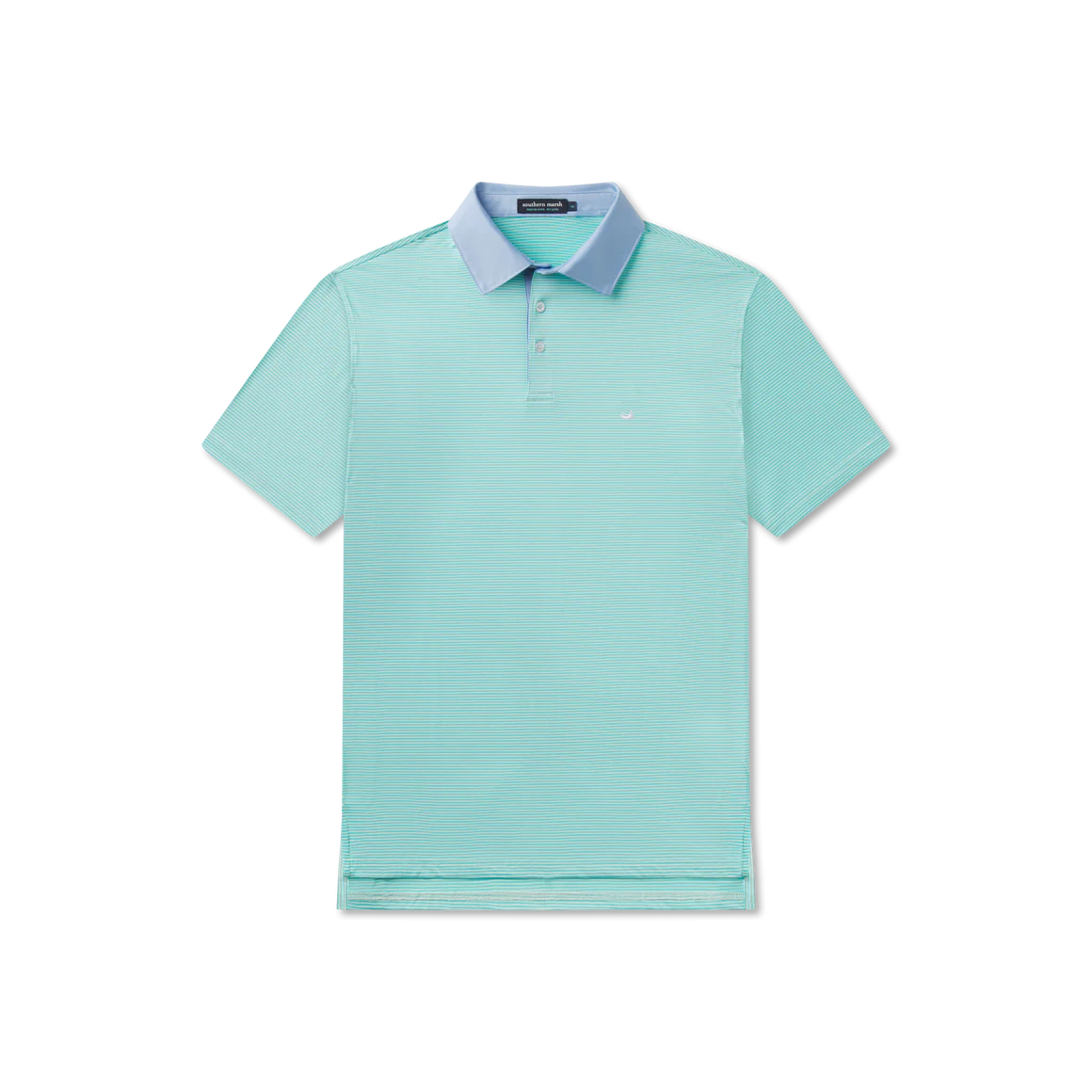 Southern Marsh Bermuda Performance Polo - Hampton Stripe