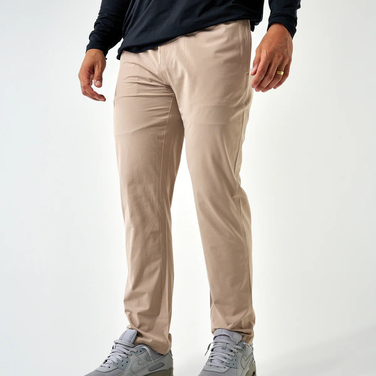 Burlebo Men's Performance Pants in Cobblestone
