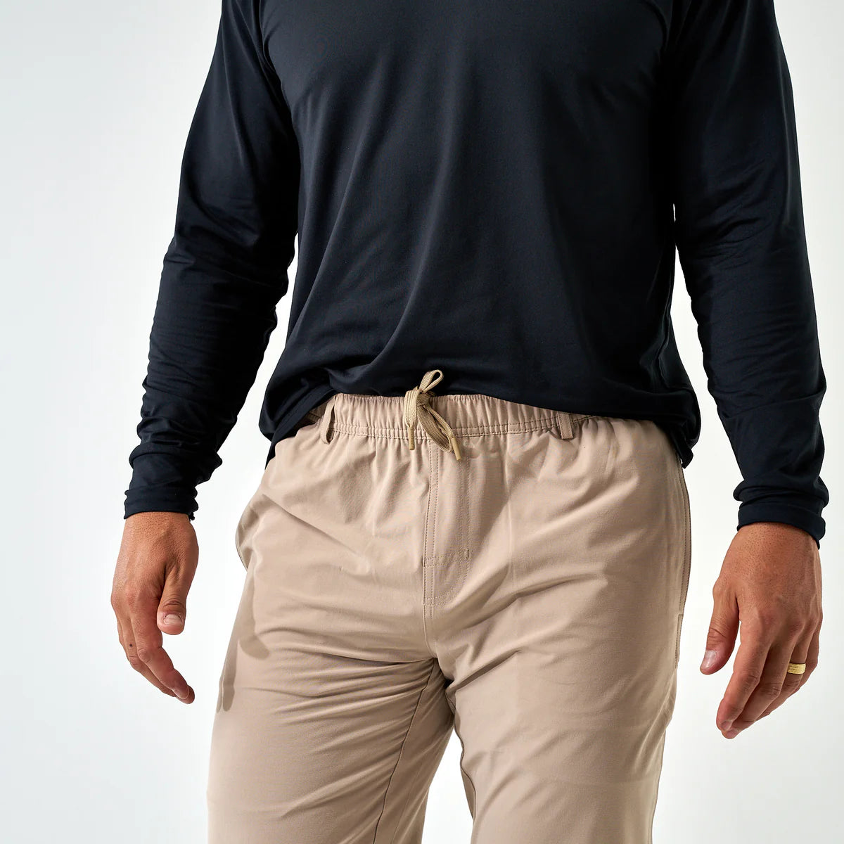Burlebo Men's Performance Pants in Cobblestone