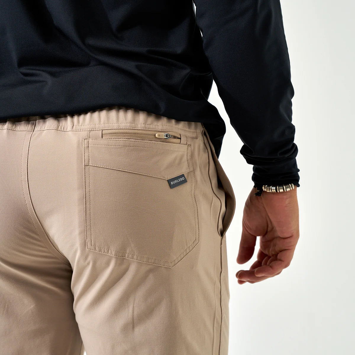 Burlebo Men's Performance Pants in Cobblestone