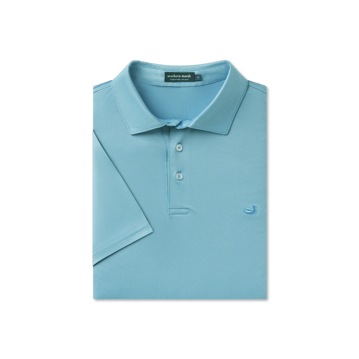 Southern Marsh Ennis Performance Polo in Antigua Blue