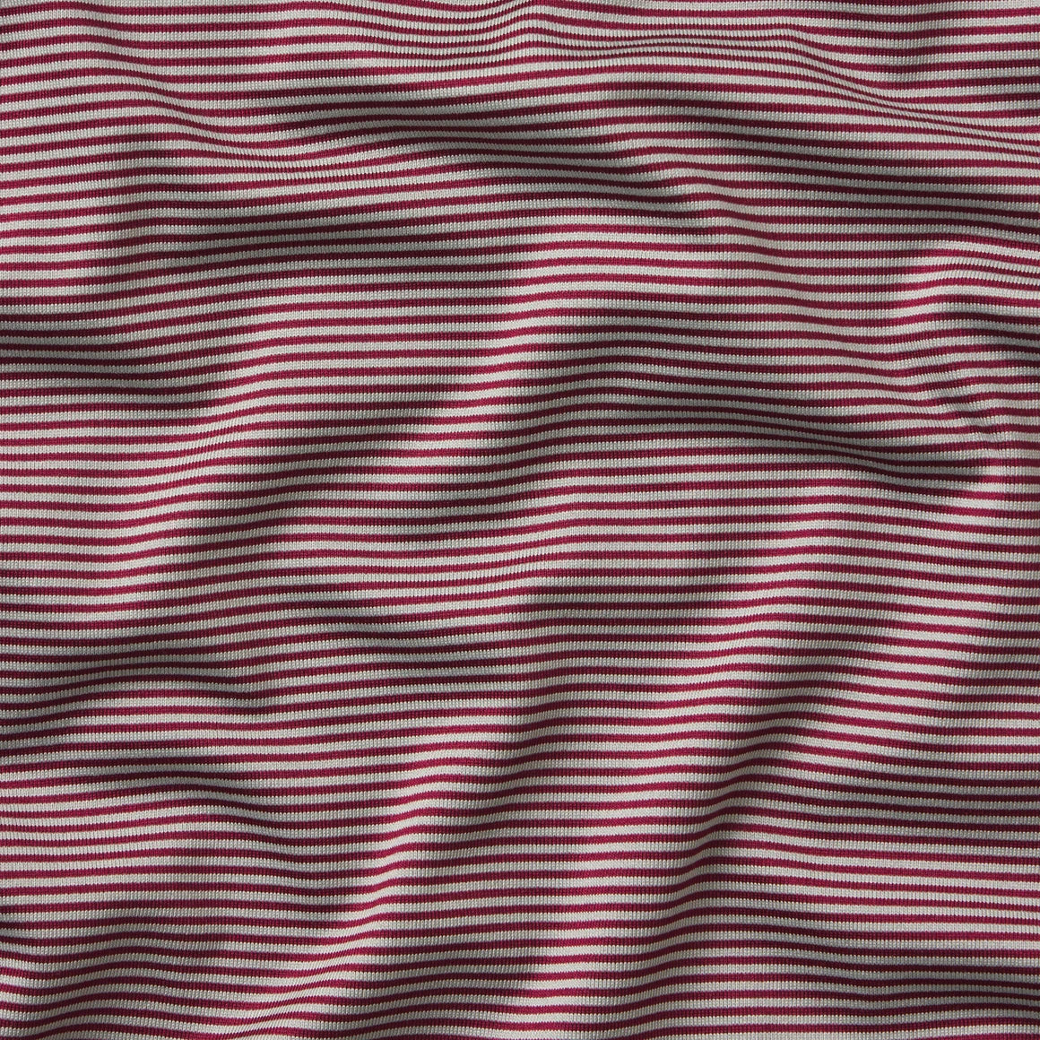 Southern Marsh | Bermuda Meadowood Stripe Performance Polo in Maroon/Grey