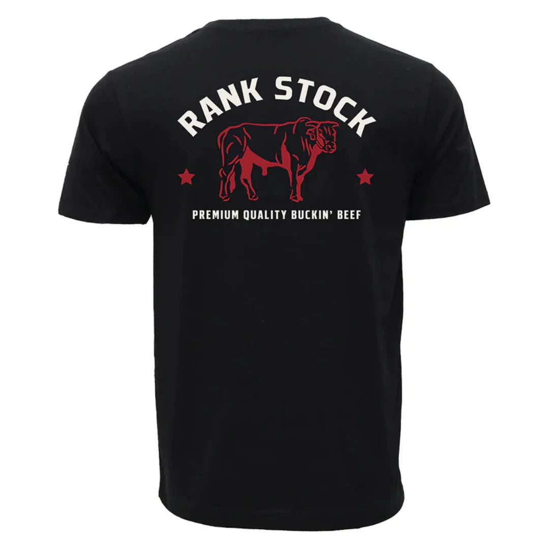 Hooey Men's "Charbray" Black Rank Stock Pocket T-Shirt