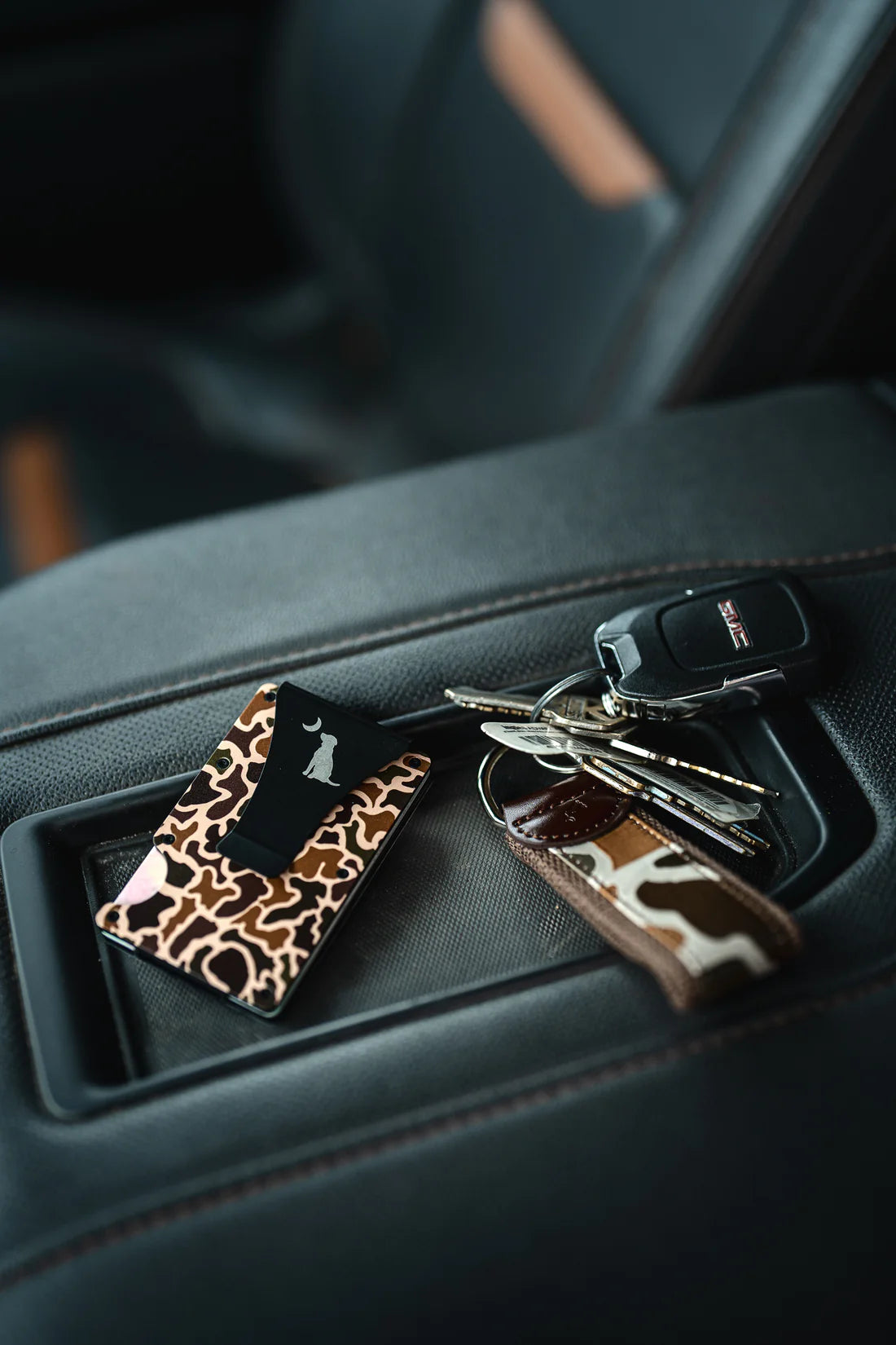 Local Boy Front Pocket Wallet in Old School Camo