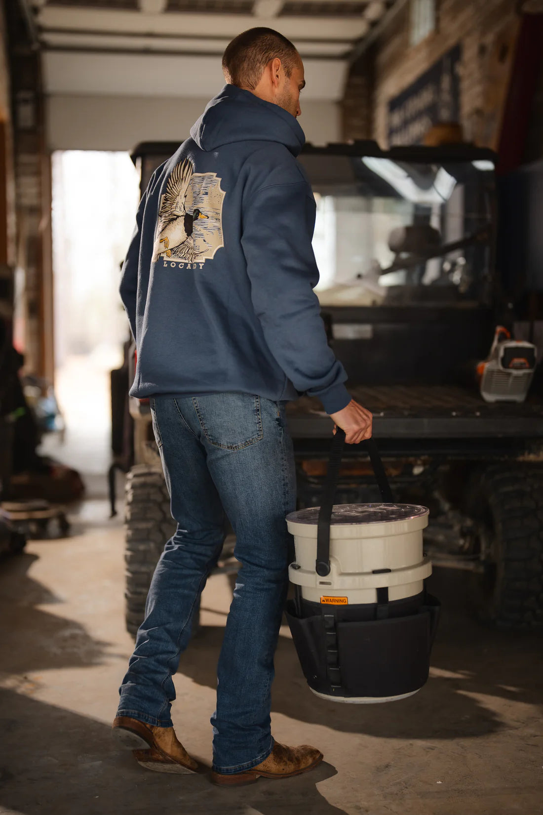Men's Local Boy Brushwood Hoodie - Greenhead Flight