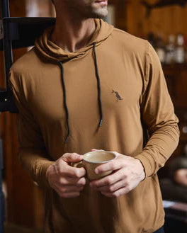 Men's Local Boy Hemlock Hoodie in Rust