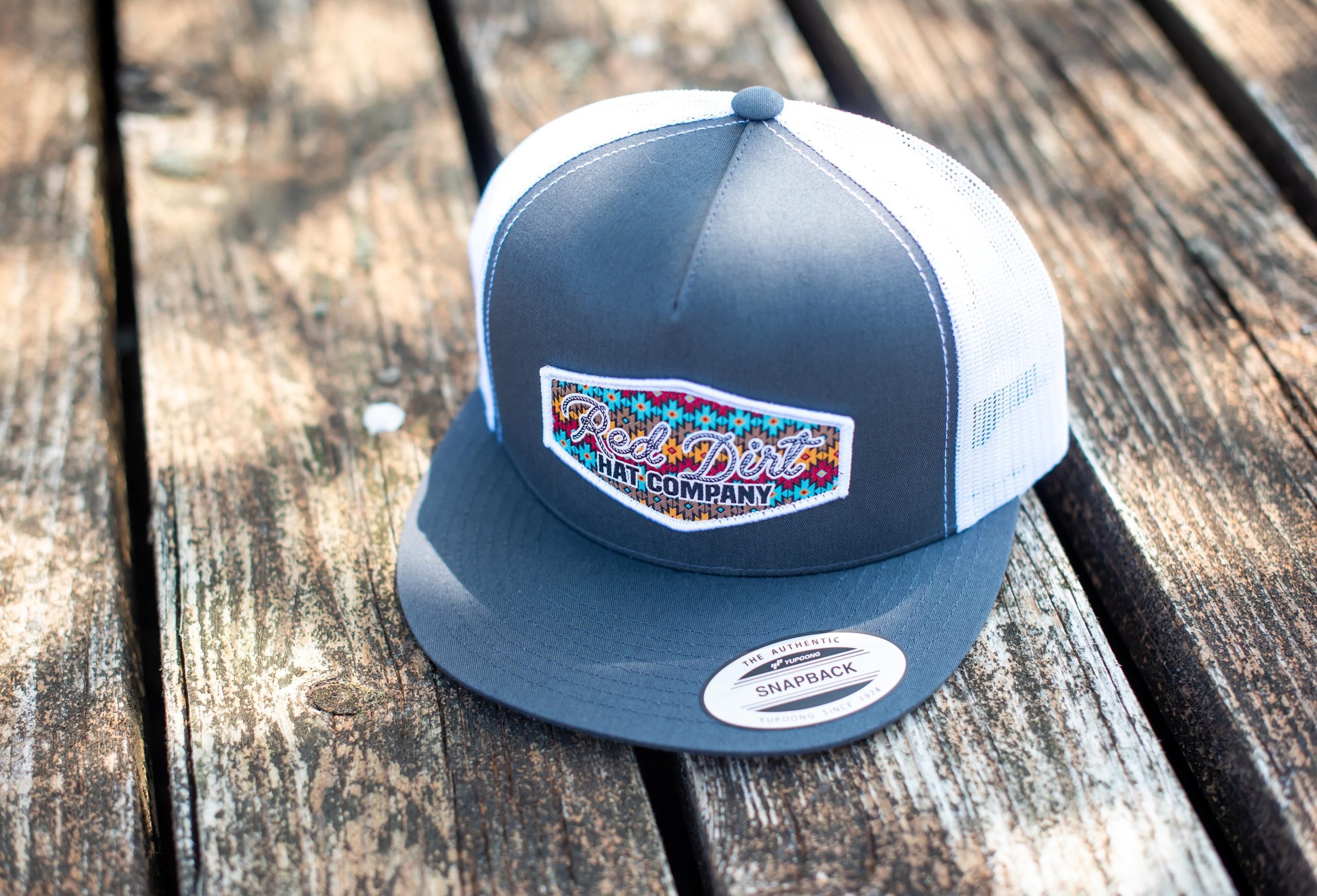 Red Dirt Hat Co. Lasso Charcoal White