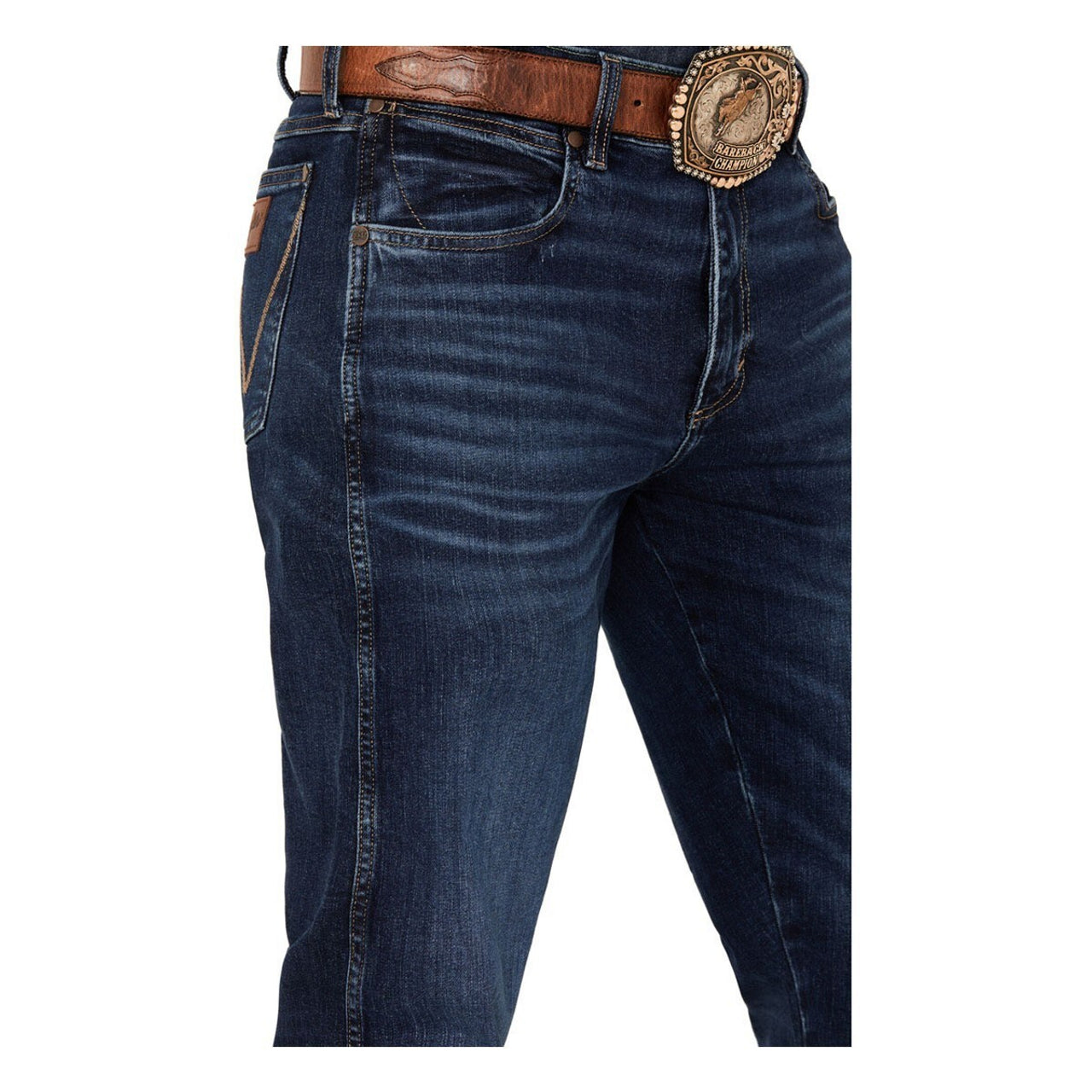 Men's Wrangler Retro Beckford Dark Wash Slim Straight Jeans