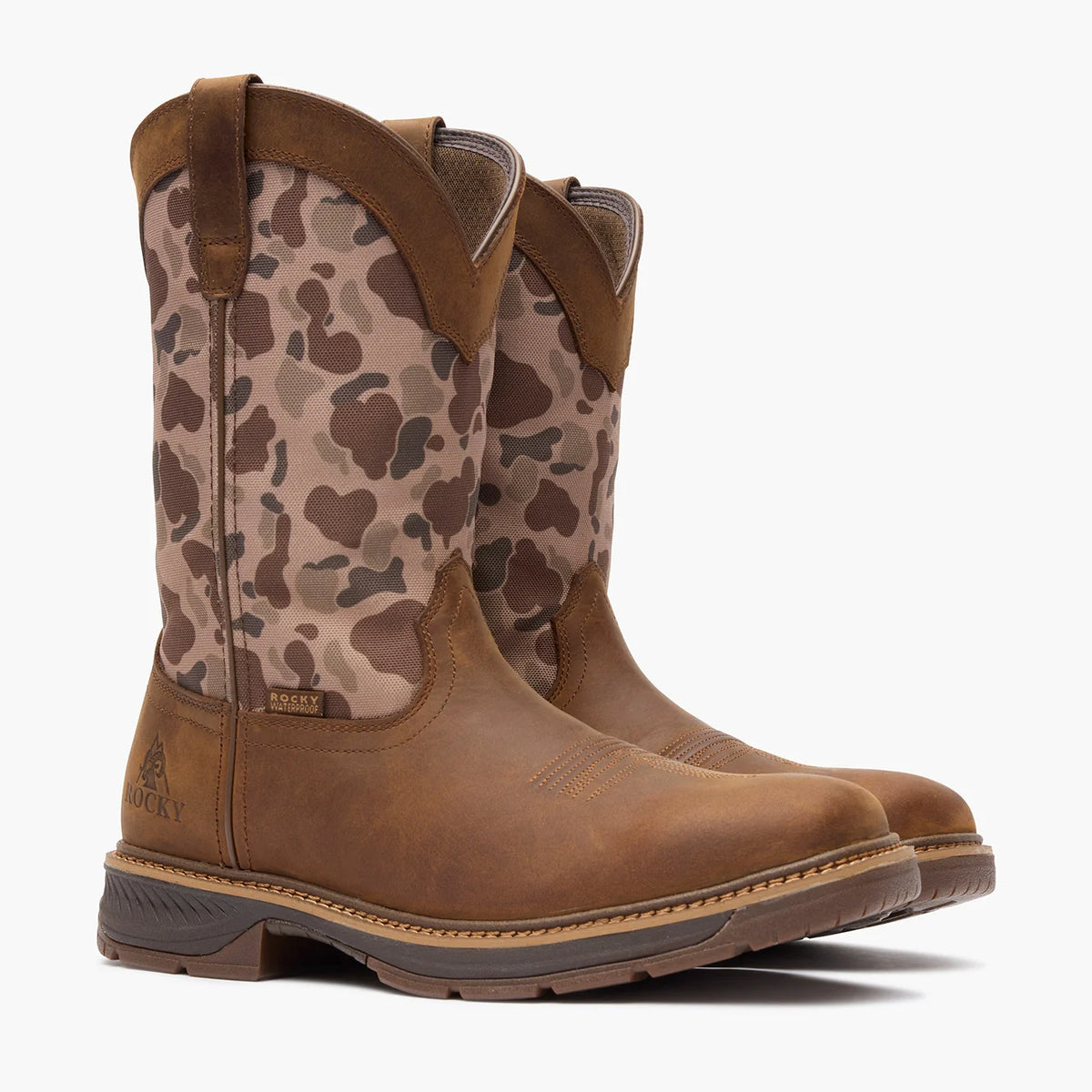 Rocky | Men's Ride LTE Waterproof Western Boots - Old School Camo