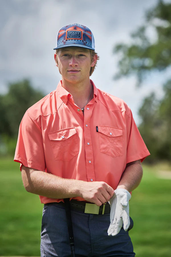 Hooey "Doc" Navy/White Aztec w/Rectangle Patch Cap