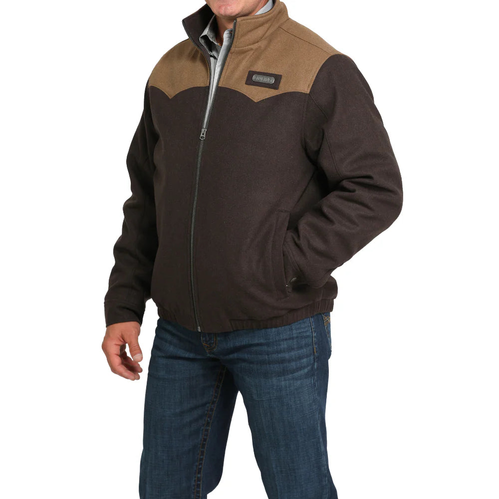 Men's Cinch Concealed Carry Wooly Brown Jacket