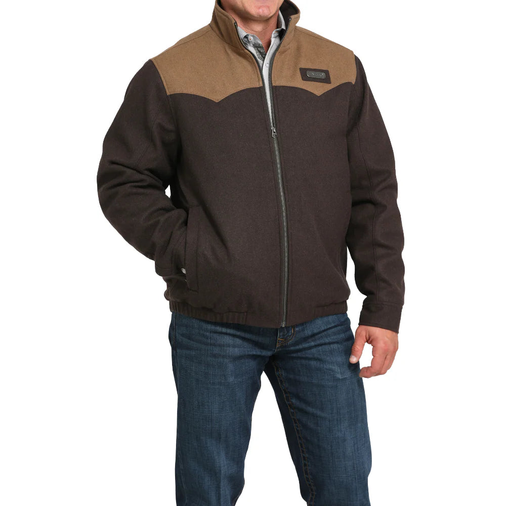 Men's Cinch Concealed Carry Wooly Brown Jacket