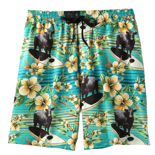 Cinch Men's Cow Surfer Swim Trunks