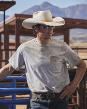 Carhartt Force Relaxed Fit Midweight Short Sleeve Pocket T-Shirt in Heather Grey