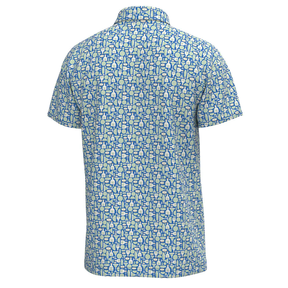 Local Boy Dirty Myrtle Polo in Royal Margarita