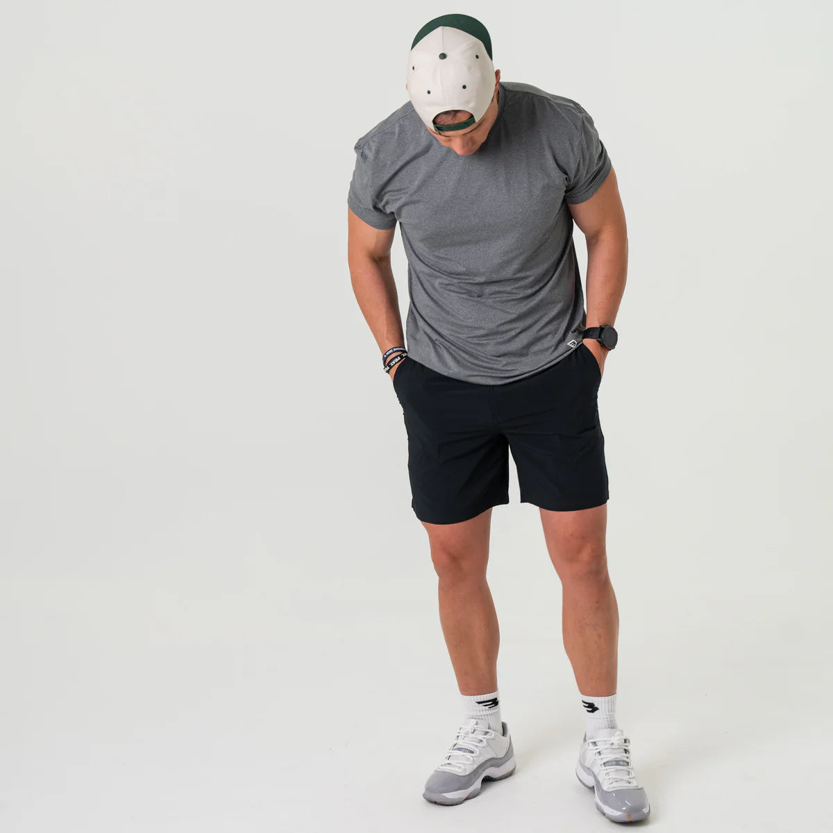 Men's Burlebo 7" Everyday Short - Matte Black - Retro Duck Camo Pocket