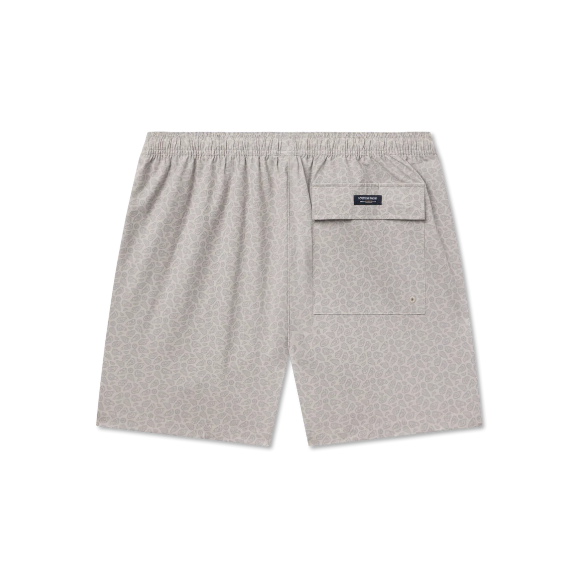 Southern Marsh Men's Harbor Stretch Lined Seawash Trunk - Oysters & Lemons