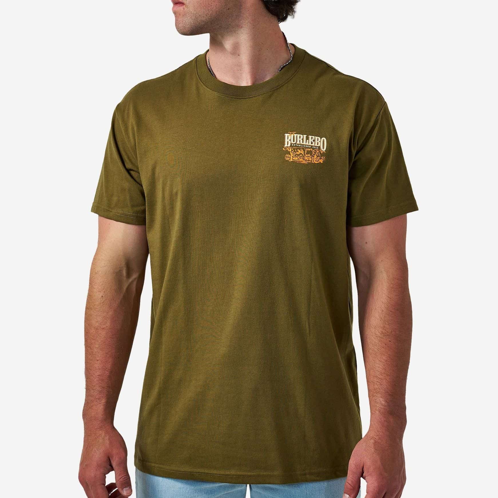 Burlebo Hunting Dogs T-Shirt - Hunter Green