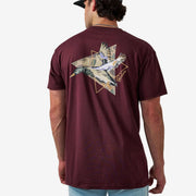 Burlebo Pintail Triangle Duck T-Shirt - Maroon