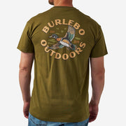 Burlebo Wood Duck T-Shirt - Hunter Green