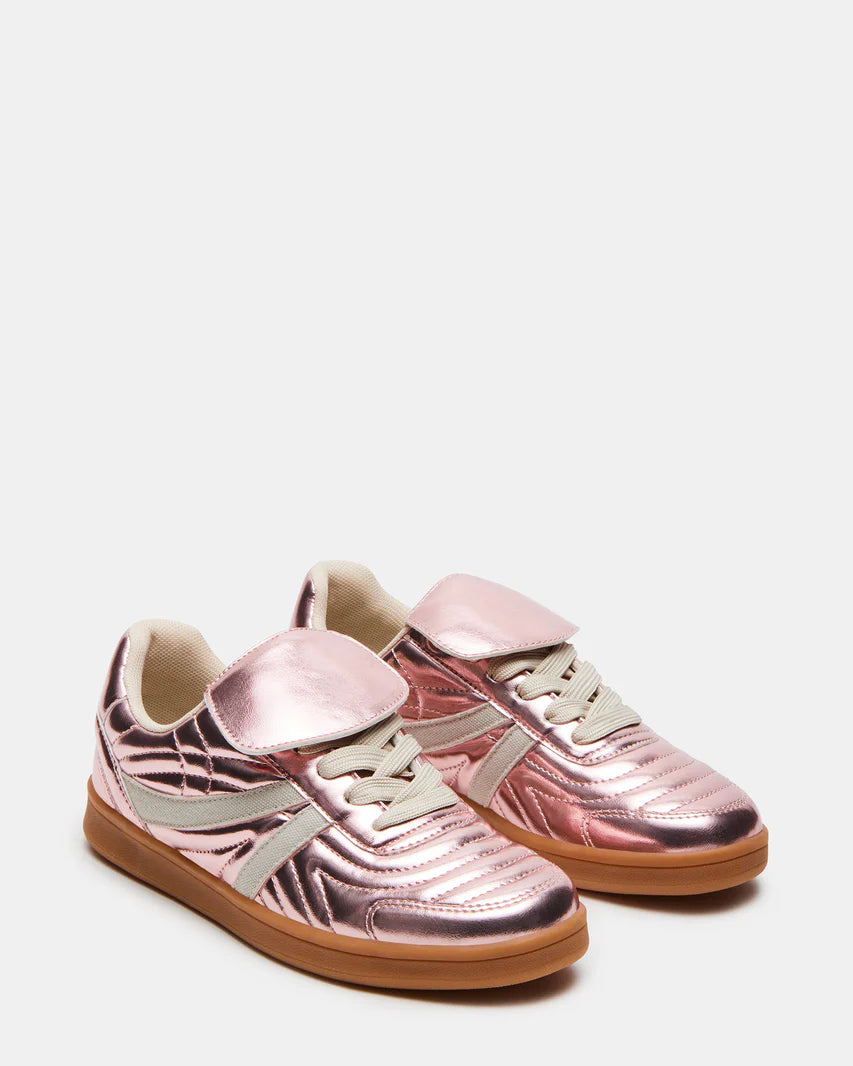 Steve Madden Women's Madrid Sneakers in Pink Metal