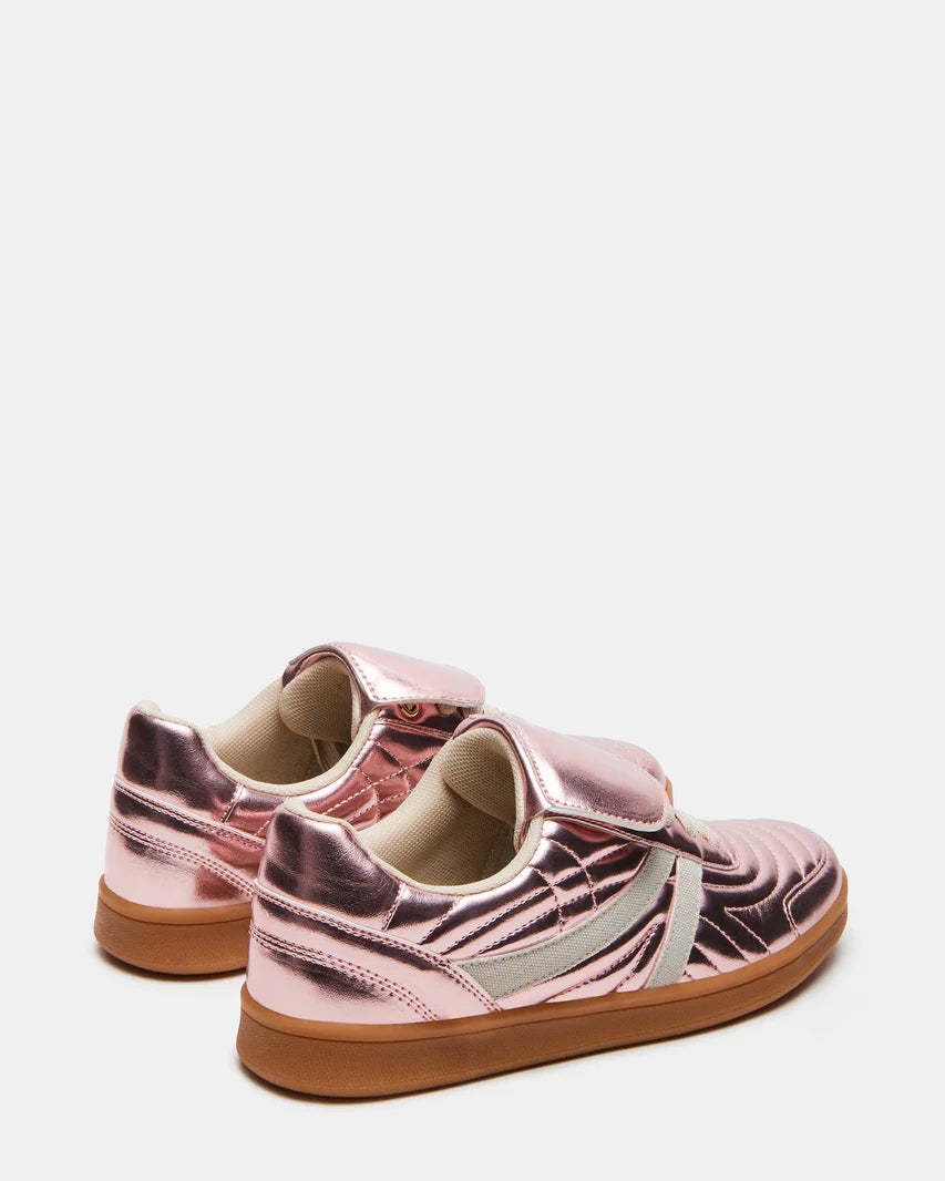 Steve Madden Women's Madrid Sneakers in Pink Metal