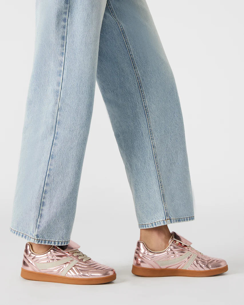Steve Madden Women's Madrid Sneakers in Pink Metal