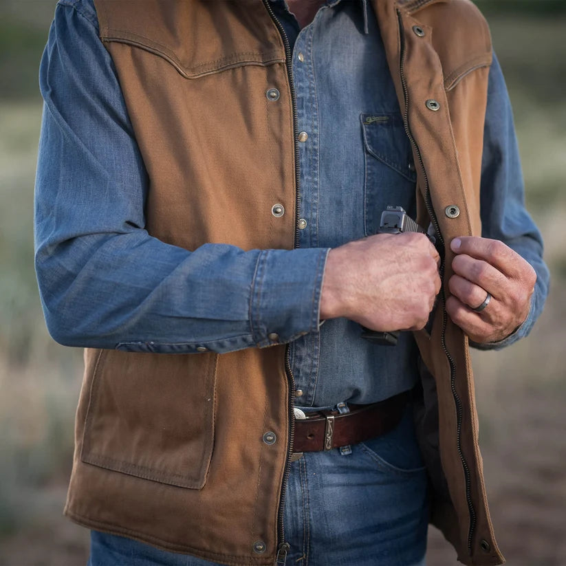 STS Ranchwear | Owen Concealed Carry Canvas Vest