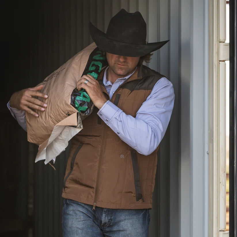 STS Ranchwear | Ogden Vest in Brown