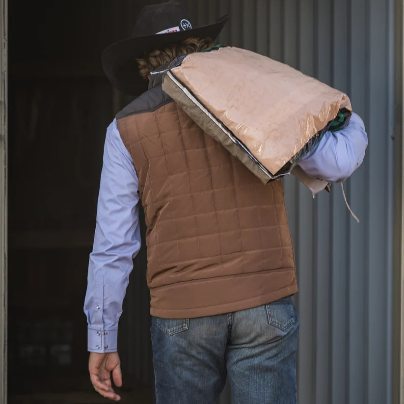 STS Ranchwear | Ogden Vest in Brown