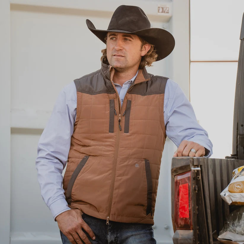 STS Ranchwear | Ogden Vest in Brown