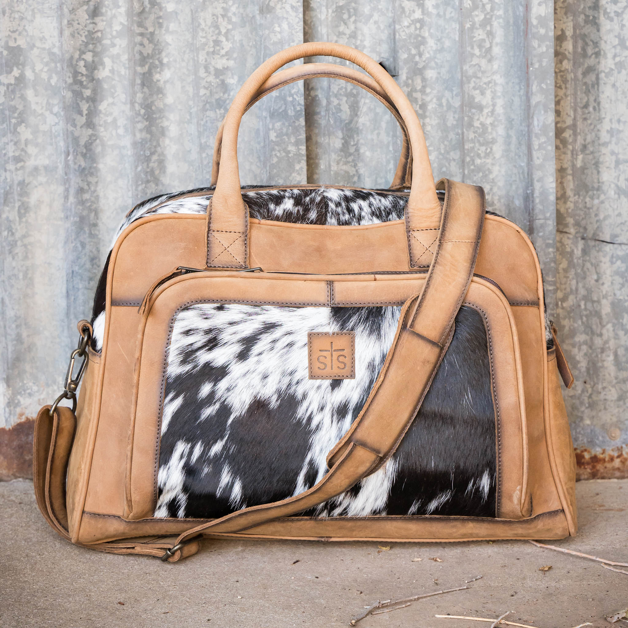 STS Cowhide Carry-On