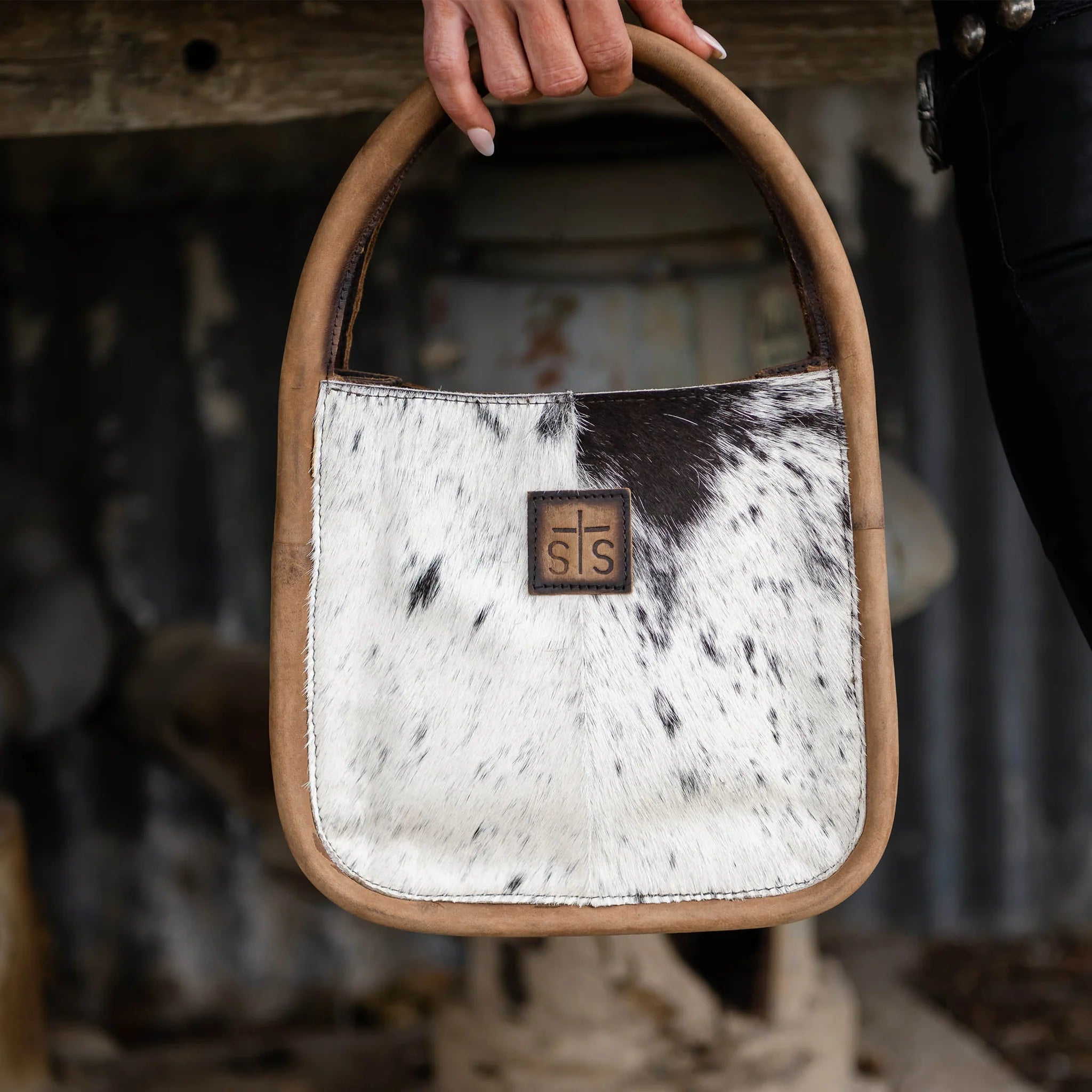 STS Cowhide Sugar Satchel