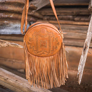 STS WAYFARER SAGE FRINGE CROSSBODY