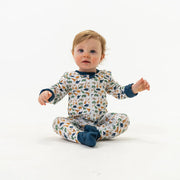 Baby Burlebo Zip Up - Dino-Mite