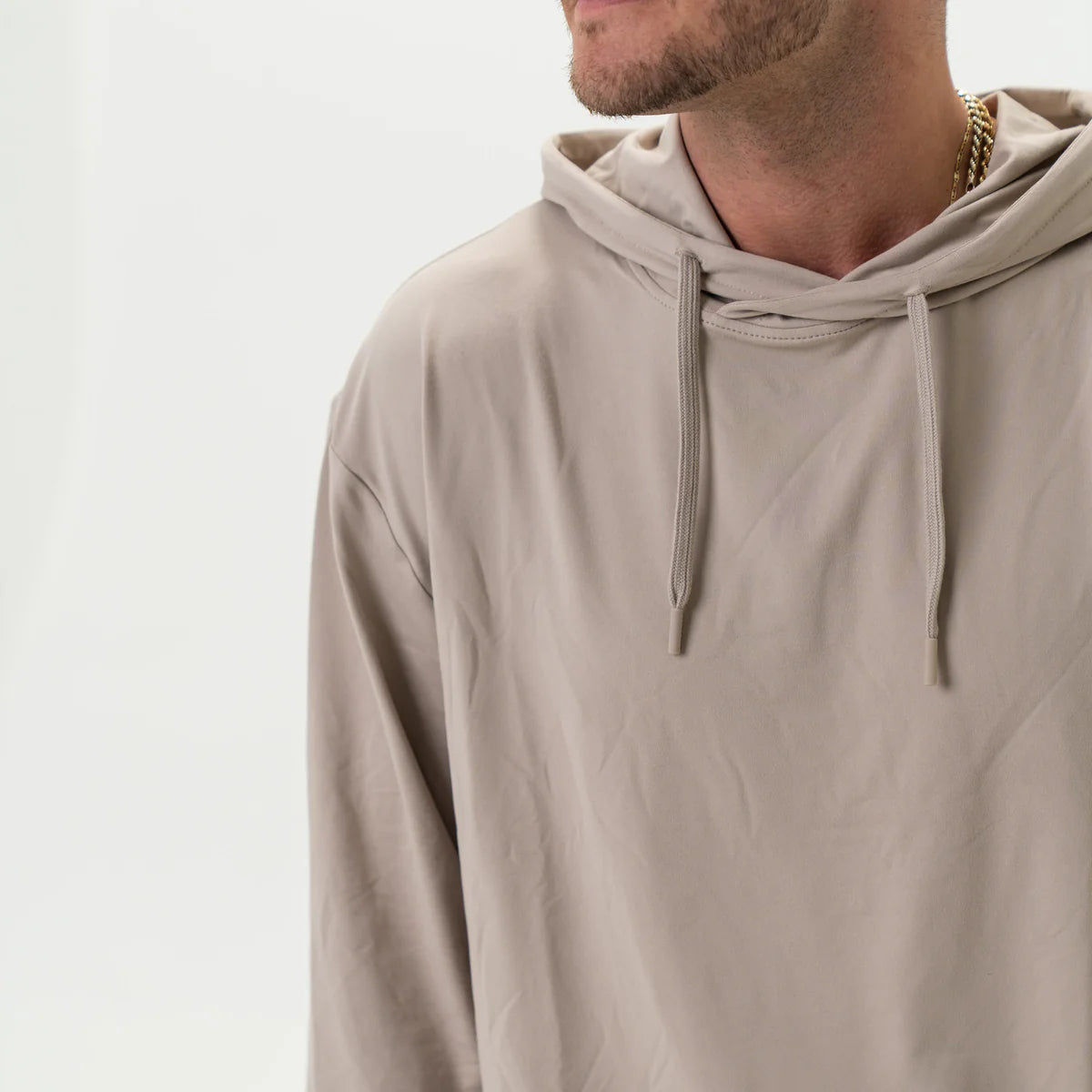 Men's Burlebo Performance Hoodie - Sandstone
