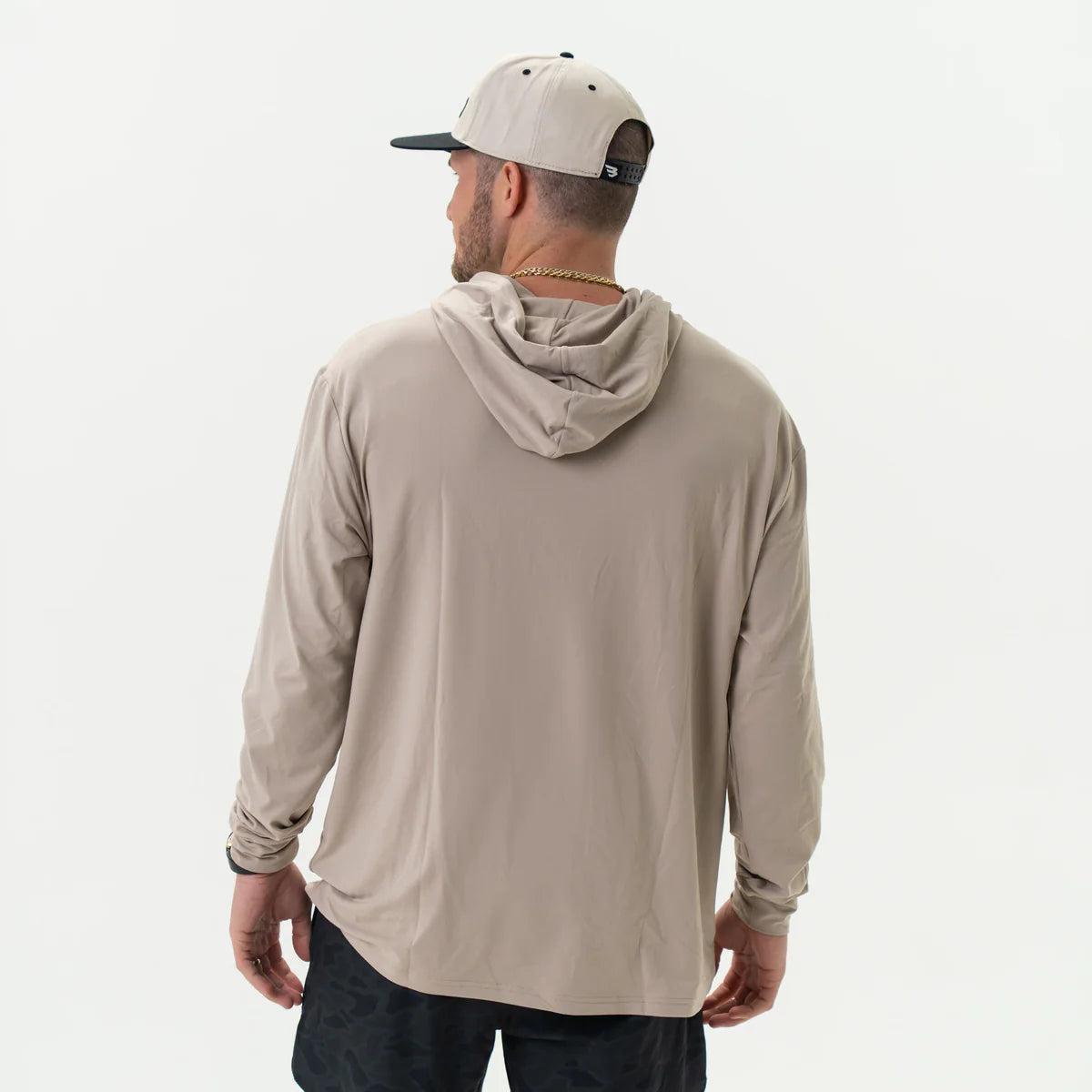 Men's Burlebo Performance Hoodie - Sandstone