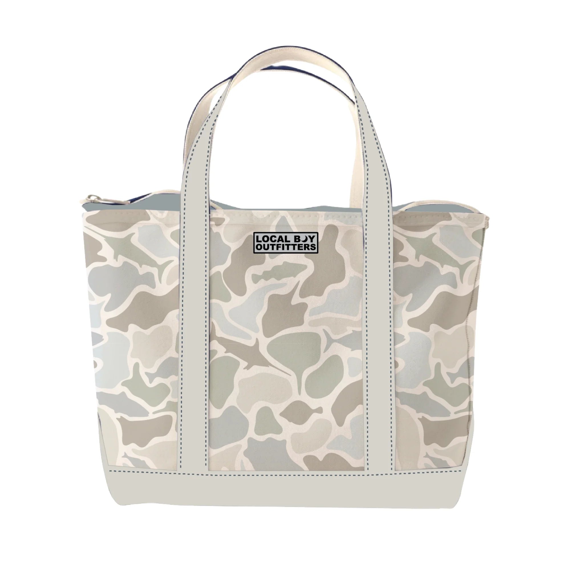Local Girl Beach Tote in Saltwater Camo