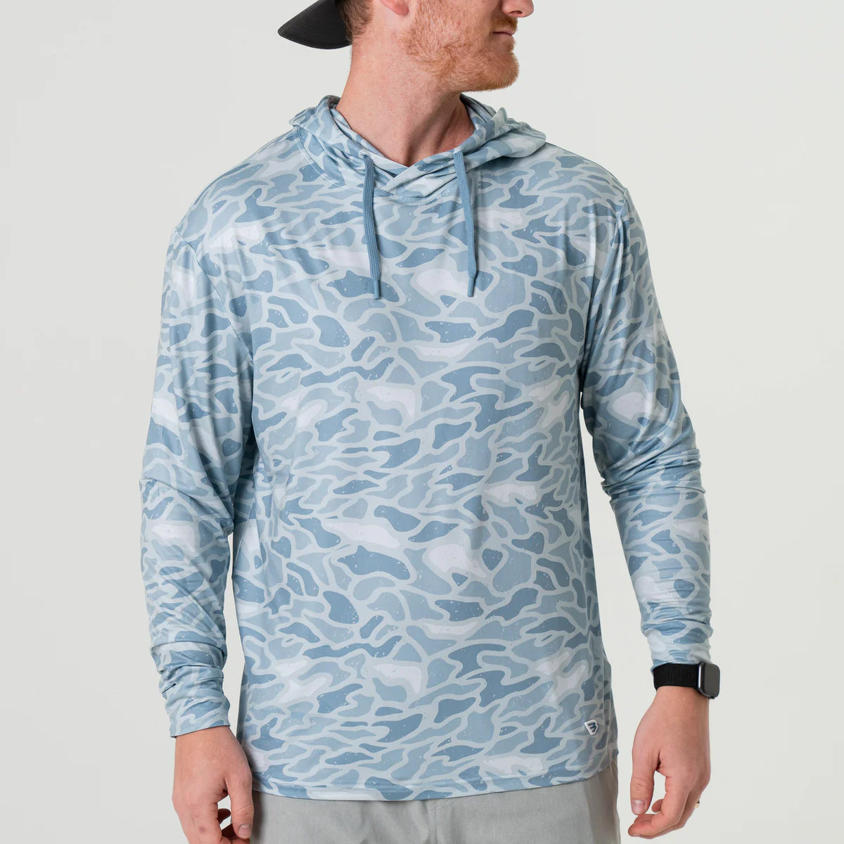 Men's Burlebo Performance Hoodie - Seaside Camo