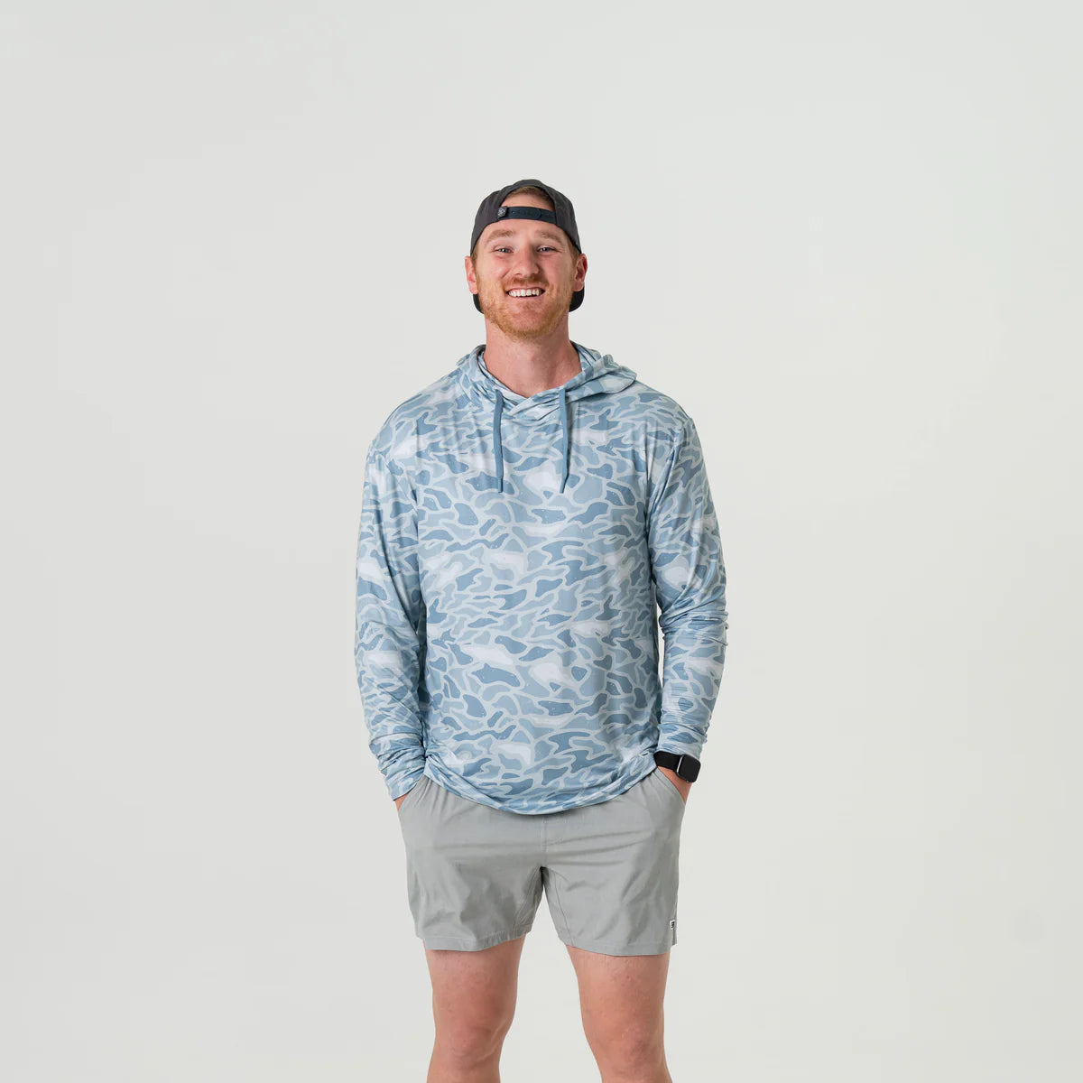 Men's Burlebo Performance Hoodie - Seaside Camo