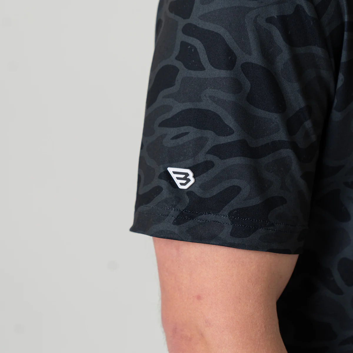Men's Burlebo Performance Polo - Black Camo
