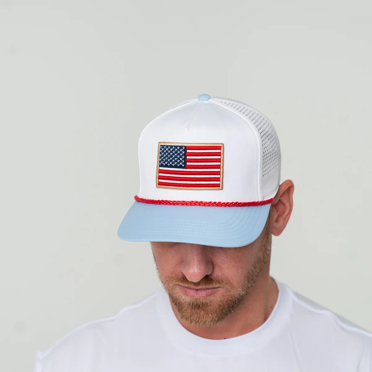 Men's Burlebo Performance Cap - Old Glory