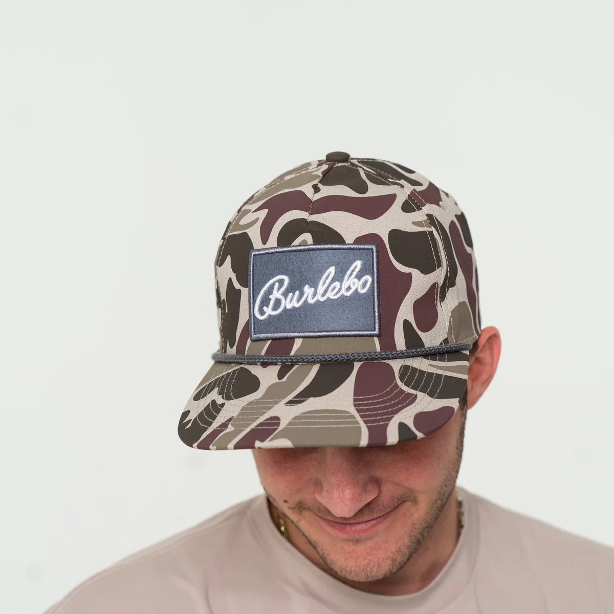 Men's Burlebo Cap - BURLEBO Grey Patch - Camo