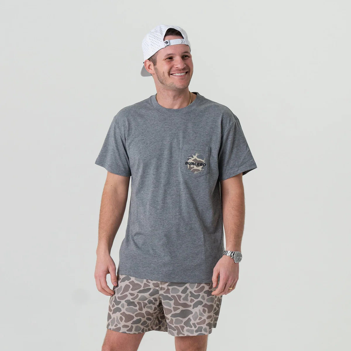 Burlebo Rad Dad Deer Camo T-Shirt