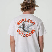 Men's Burlebo Old School Duck Hunt - Heather Oatmeal T-Shirt
