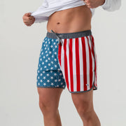 Men's Burlebo Swim Trunks - Throwback USA