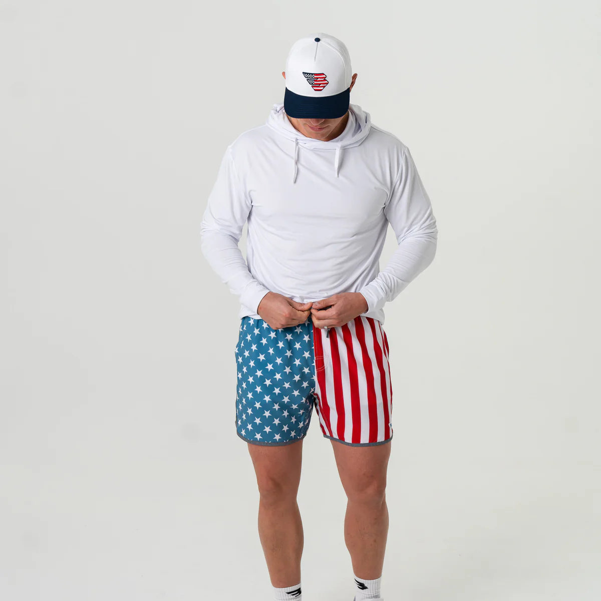 Men's Burlebo Swim Trunks - Throwback USA
